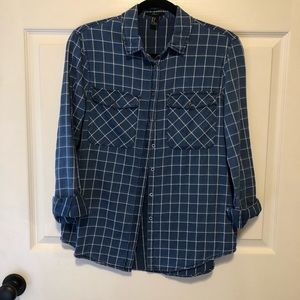 🌻 3/$25 Forever 21 Checkered Button Down Shirt